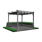 Pergola Ogrodowa Tarasowa 3x4 Moderno Zadaszenie Pawilon na Taras Altana - obrazek 4