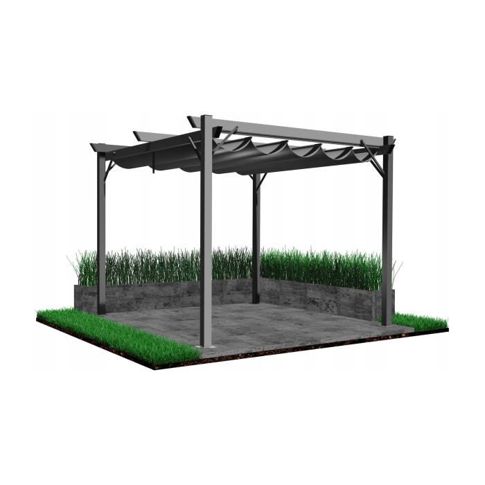 Pergola Ogrodowa Tarasowa 3x4 Moderno Zadaszenie Pawilon na Taras Altana - obrazek 4