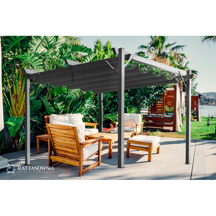 Pergola Ogrodowa Tarasowa 3x4 Moderno Zadaszenie Pawilon na Taras Altana - obrazek 7