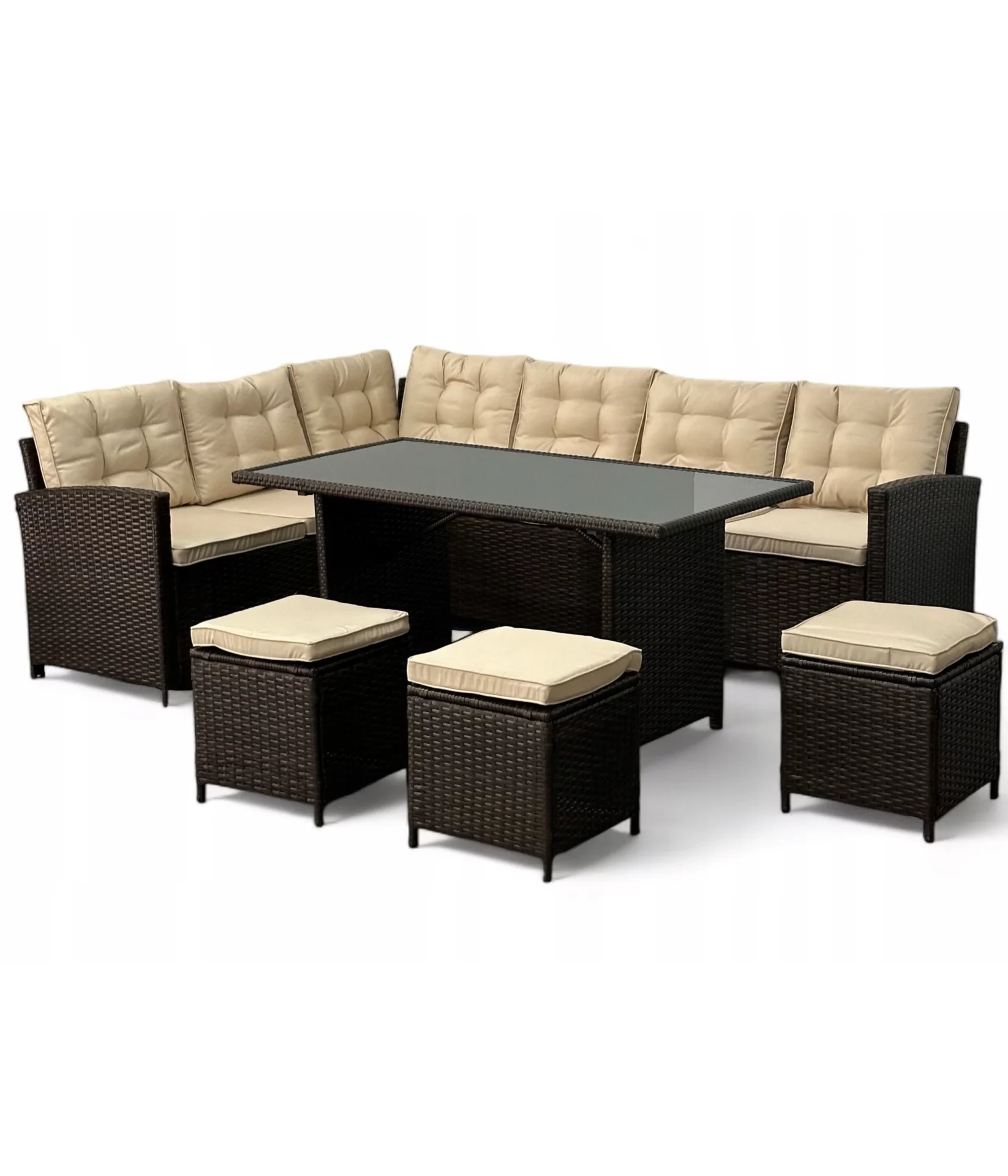 naroznik-ogrodowy-ciemny-brazowy-pufy-technorattan