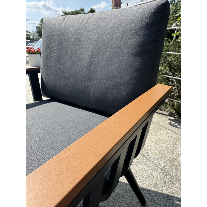 Aluminiowy Zestaw Ogrodowy Premium Antracyt Alman - obrazek 10