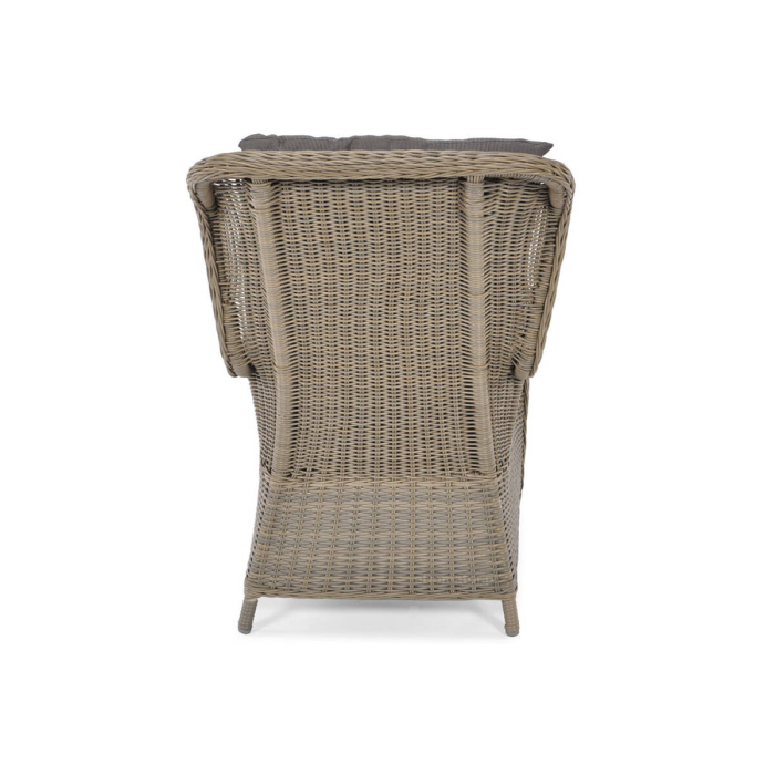 Fotel ogrodowy technorattanowy Lukka z podnóżkiem - obrazek 7