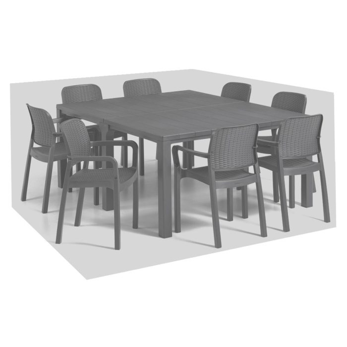 Ochronny pokrowiec na meble ogrodowe 165x250x80cm -zielony - obrazek 8