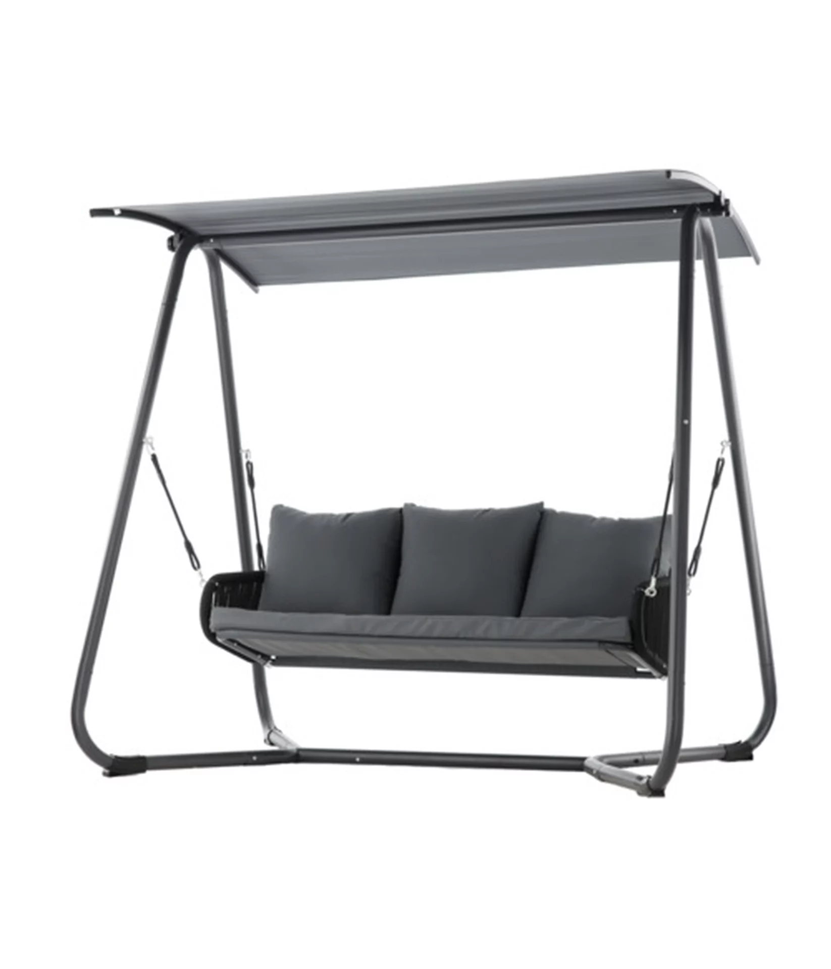 nowoczesna-hustawka-ogrodowa-lezanka-wolnostojaca-premium-antracytowa-z-podlokietnikami