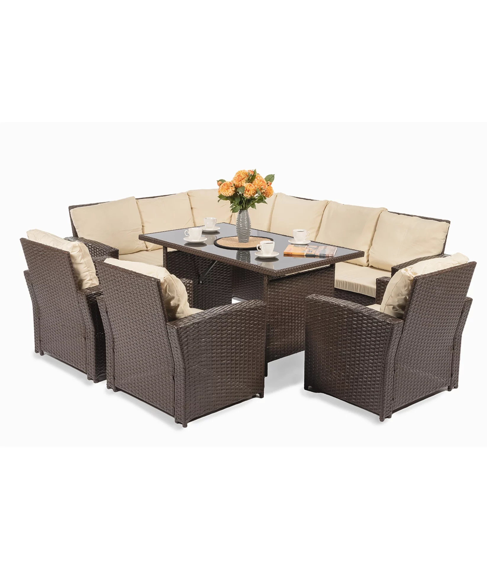 Naroznik-ogrodowy-z-technorattanu-z-trzema-fotelami-brazowy-Girona-1