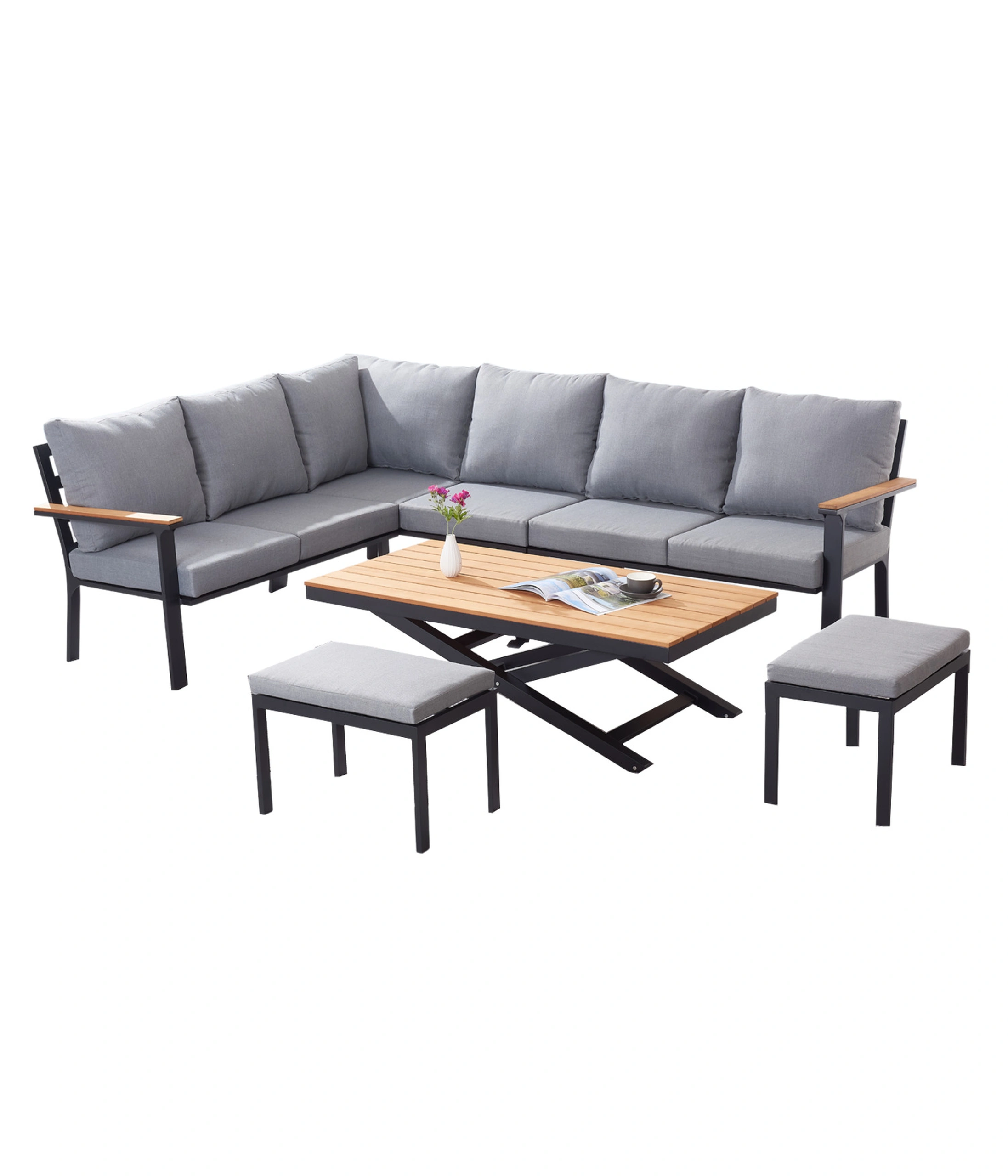 narożnik-ogrodowy-antracytowy-aluminium-drewno-tekowe-komplet-ogrodowy-premium