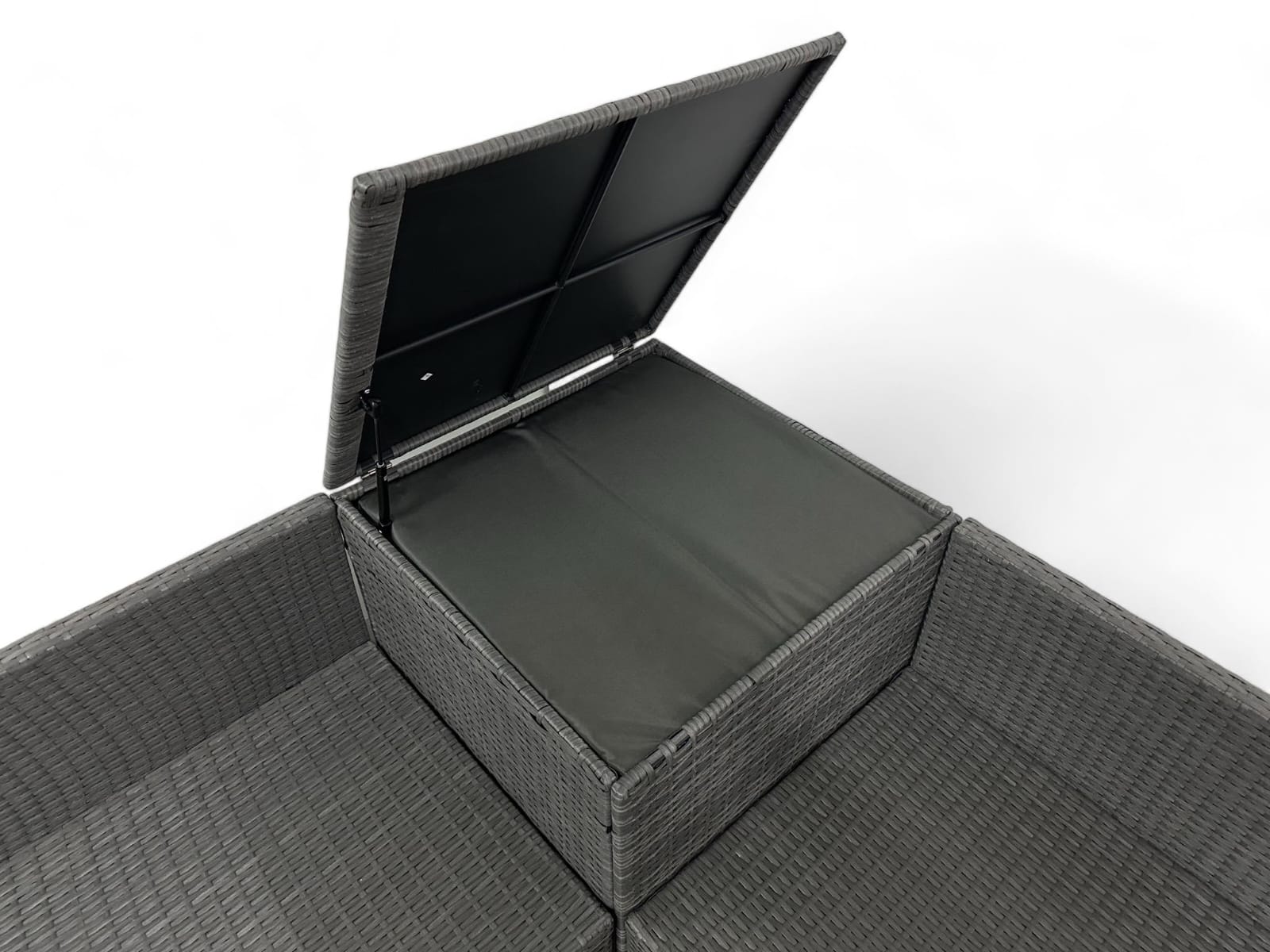 narożnik ogrodowy modułowy szary