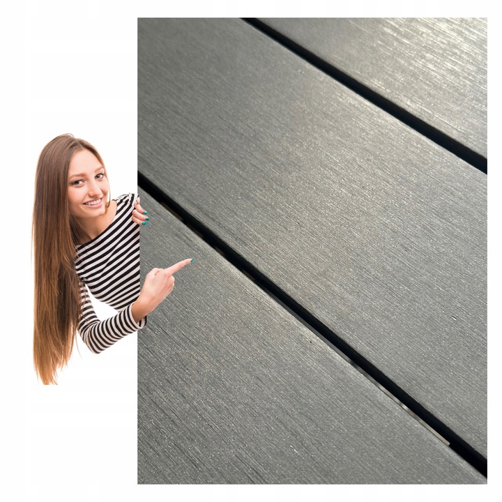 Narożnik na taras szary