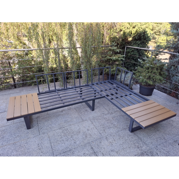 narożnik tarasowy aluminiowy modułowy