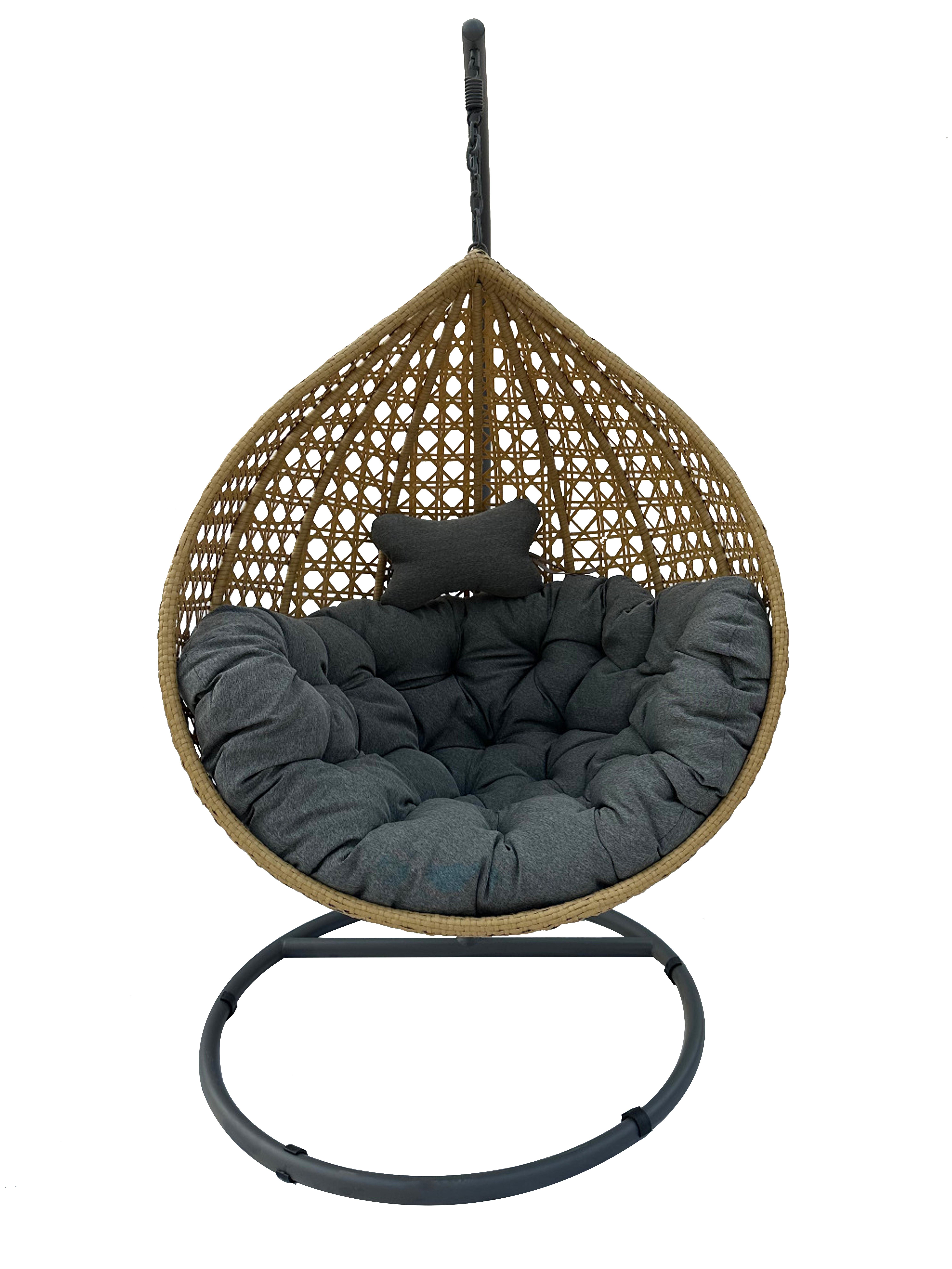 Wiszący kokon fotel ogrodowy