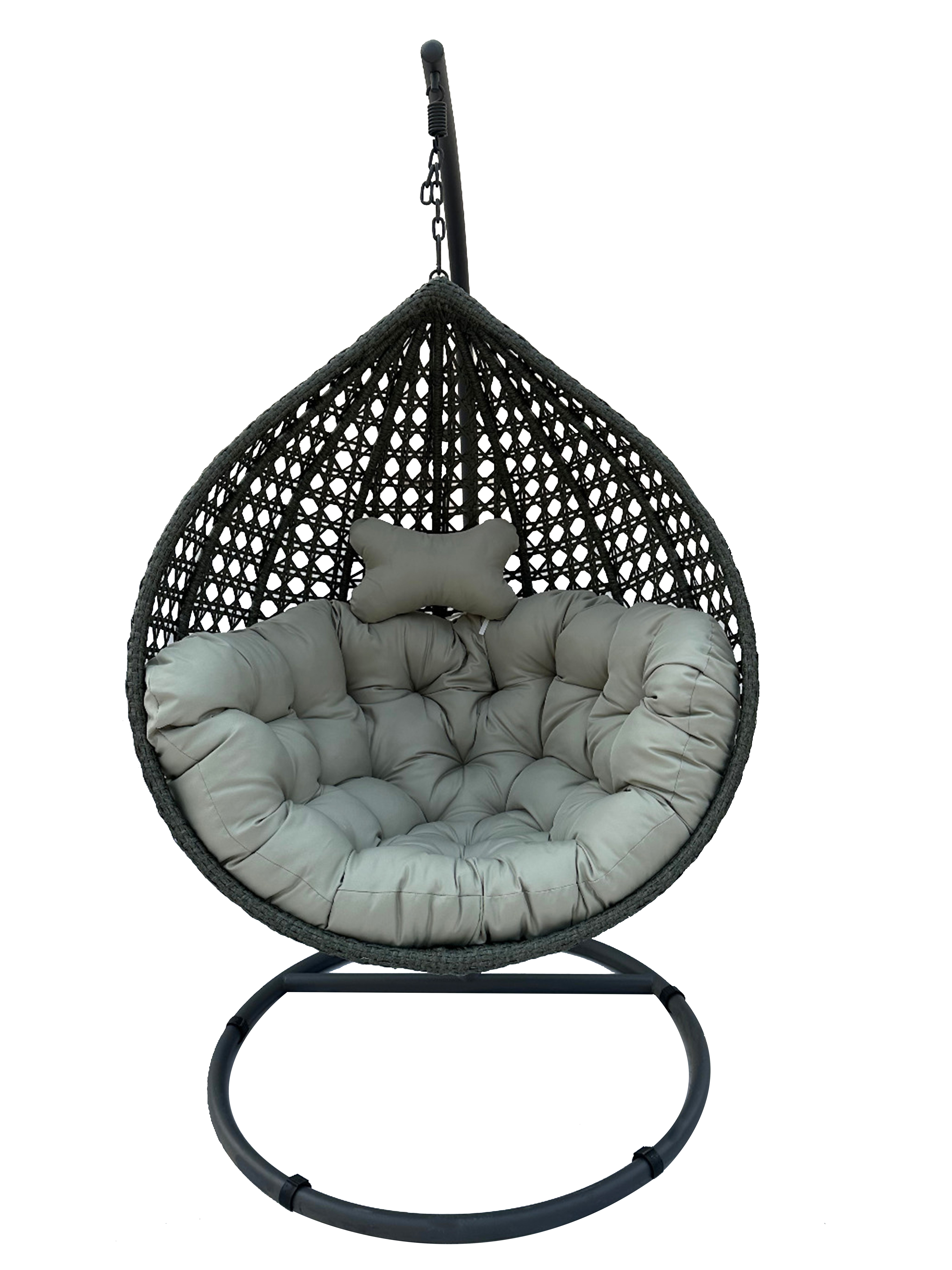 Kokon wiszący technorattanowy ogrodowy