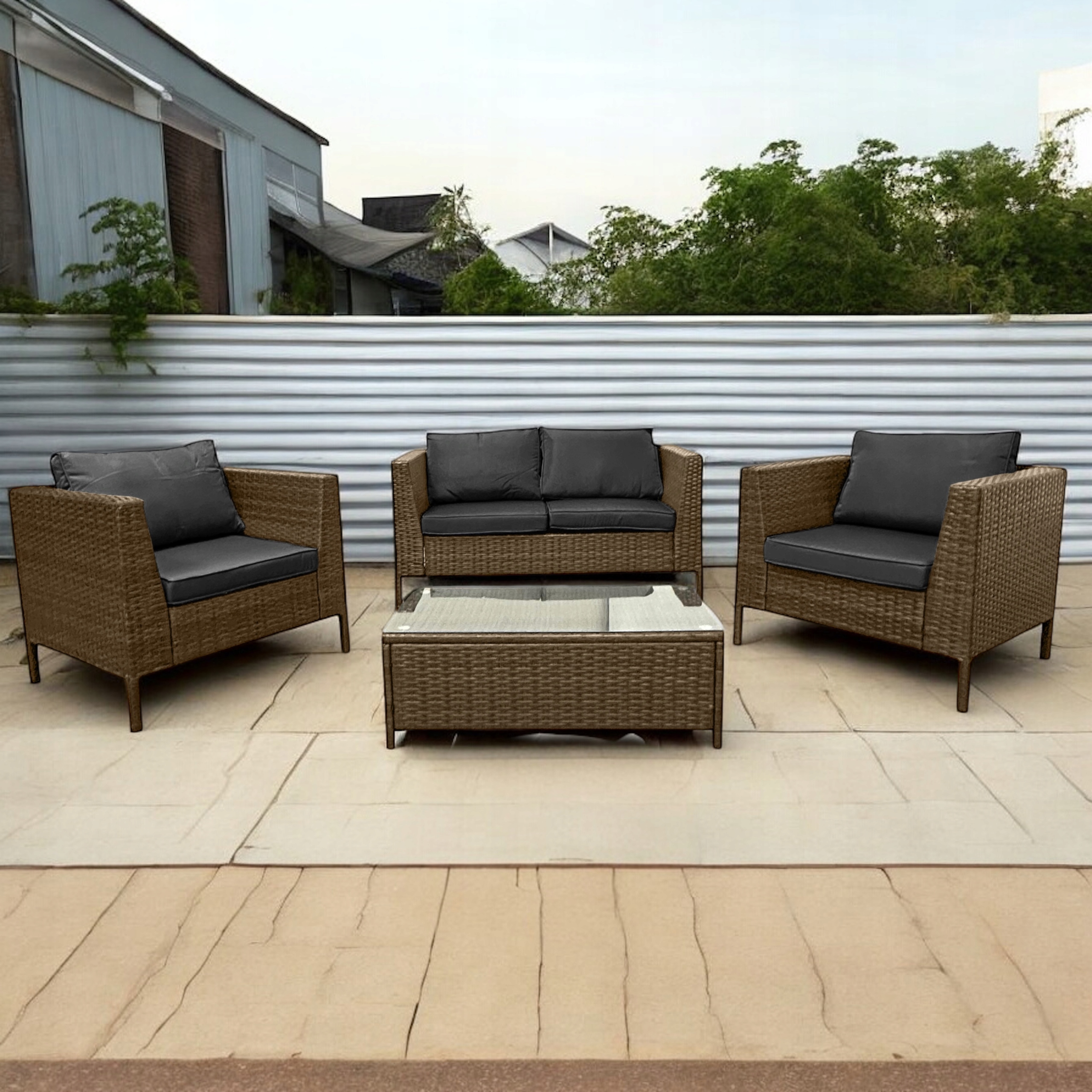 Ogrodowy zestaw z technorattanu COSTA