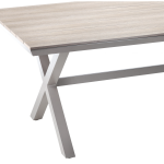 Aluminiowy beżowy stół z blatem polywood Rimini 180 cm - obrazek 4