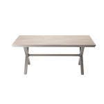 Aluminiowy beżowy stół z blatem polywood Rimini 180 cm - obrazek 3