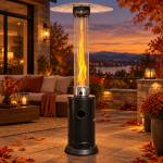 Ogrzewacz ogrodowy parasol gazowy stal proszkowana 5000–12500 W - obrazek 2