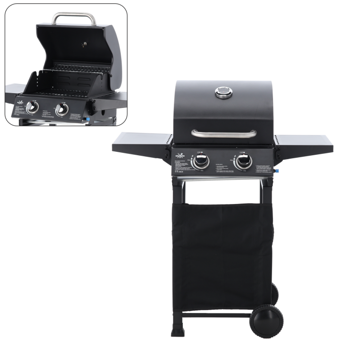 Grill Gazowy 2 Palnikowy 5,4kW - obrazek 3