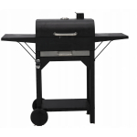 Grill Węglowy z Pokrywą Rusztem i Kółkami