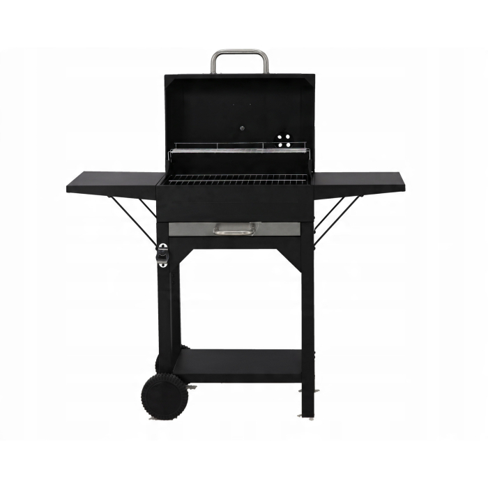 Grill Węglowy z Pokrywą Rusztem i Kółkami - obrazek 7