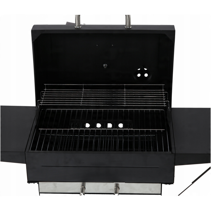 Grill Węglowy z Pokrywą Rusztem i Kółkami - obrazek 6
