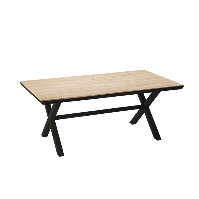 Stół ogrodowy jadalniany aluminium z blatem polywood Rimini 180 cm - obrazek 1