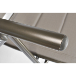 Aluminiowe Składane Krzesło Ogrodowe Brązowe Modena - obrazek 6