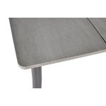 Zestaw jadalniany na ogród meble aluminiowe szare Bosano 90x150 - obrazek 8