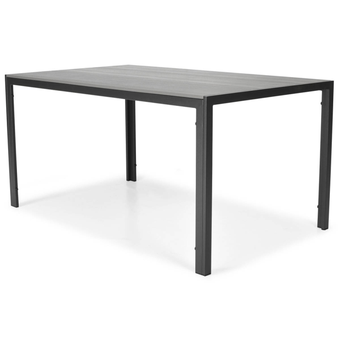 Stół aluminiowy do ogrodu szary Parma 150x90cm - obrazek 1