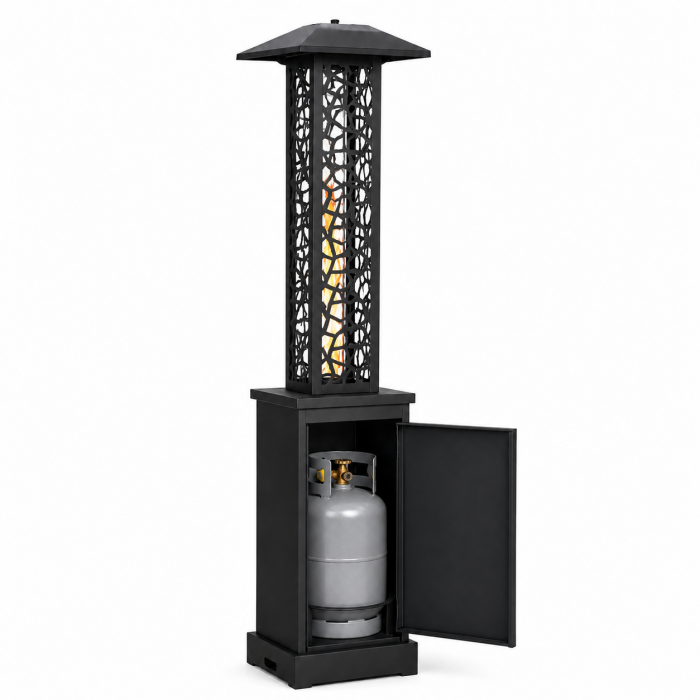 Ogrzewacz Tarasowy Gazowy Lampa Grzewcza Stal Proszkowana - obrazek 7