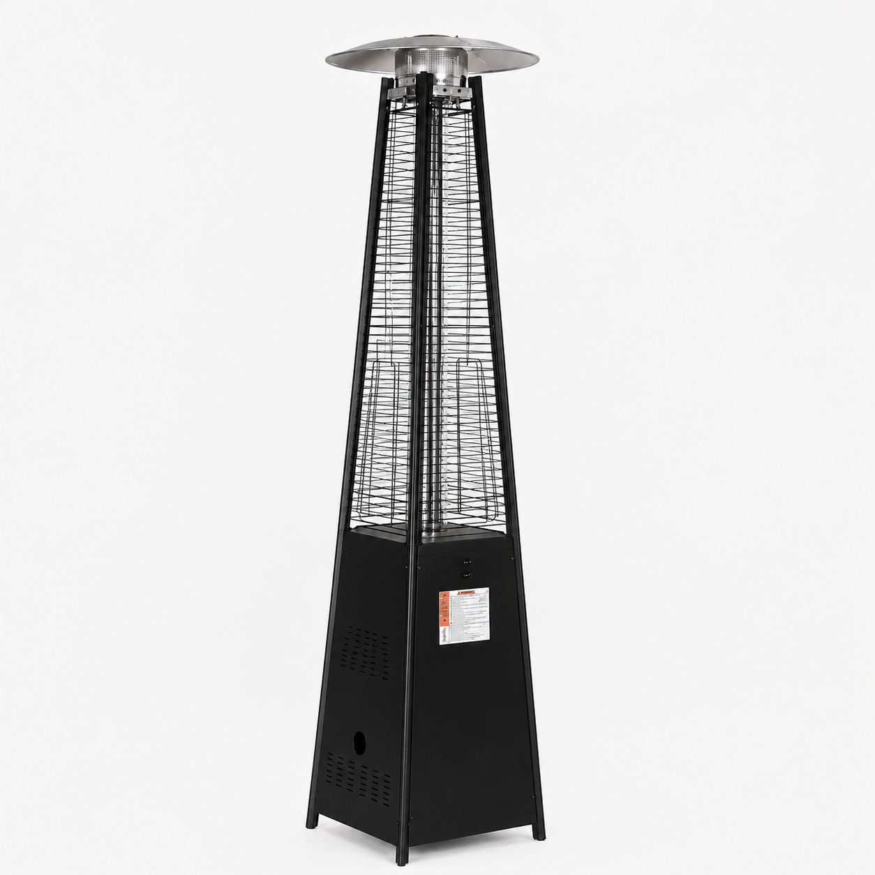 Ogrzewacz Tarasowy Piramida Grzewcza Czarna 13 000 W