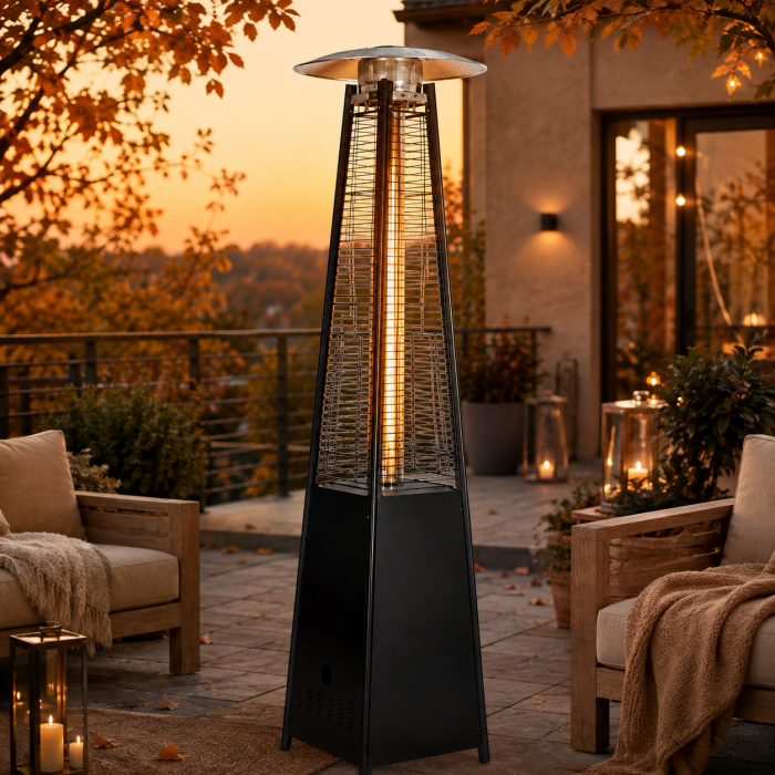 Ogrzewacz Tarasowy Piramida Grzewcza Czarna 13 000 W - obrazek 2