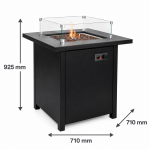 Stół z paleniskiem gazowym ogrodowy ogrzewacz 13000 W - obrazek 5