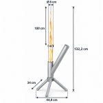 Ogrzewacz Tarasowy Na Pellet 4 000W - obrazek 9