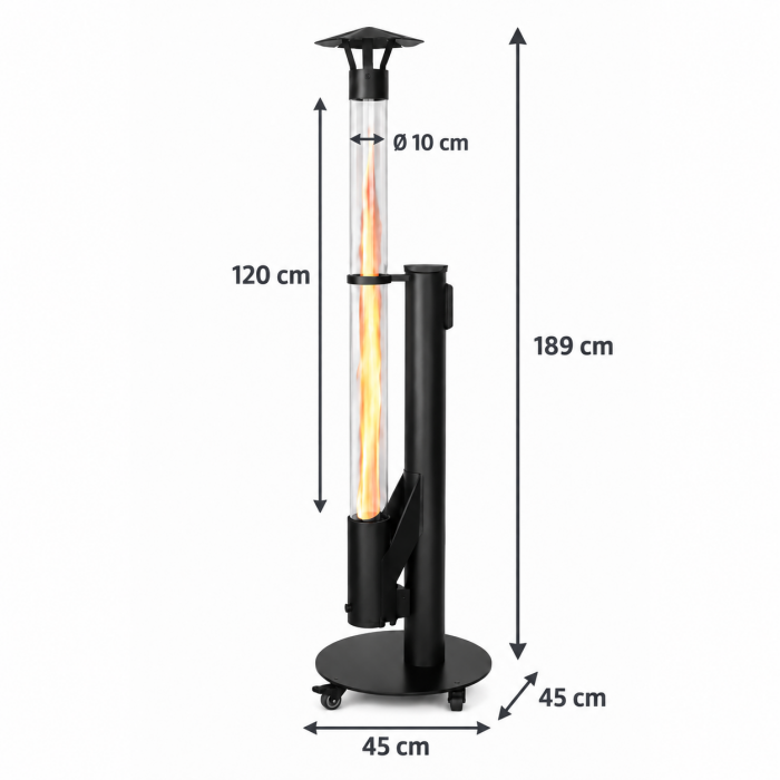Ogrzewacz na ogród pelletowy 5 000W - obrazek 9