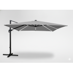 Parasol Ogrodowy 3x4m LED Szary z Pokrowcem Roma - obrazek 3