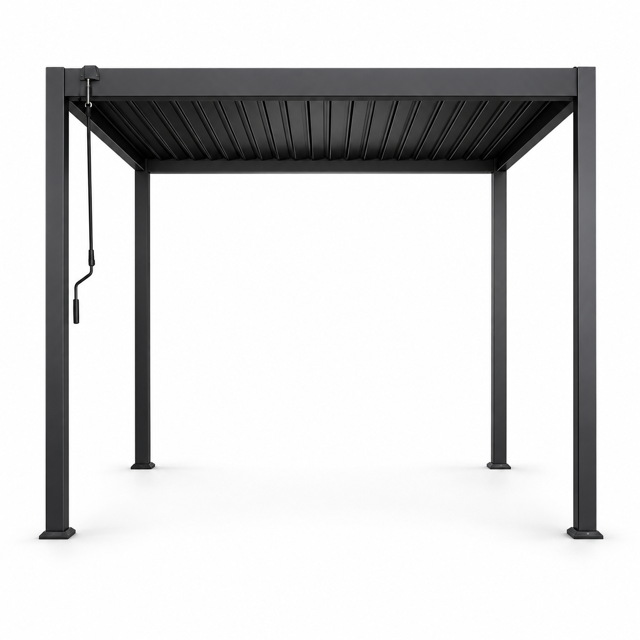 Pergola Aluminiowa Wolnostojąca Antracytowa 3x3m