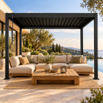 Pergola Bioklimatyczna Wolnostojąca Antracytowa 3x4m - obrazek 2