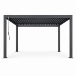 Pergola Lamelowa Wolnostojąca Antracytowa 4x4m